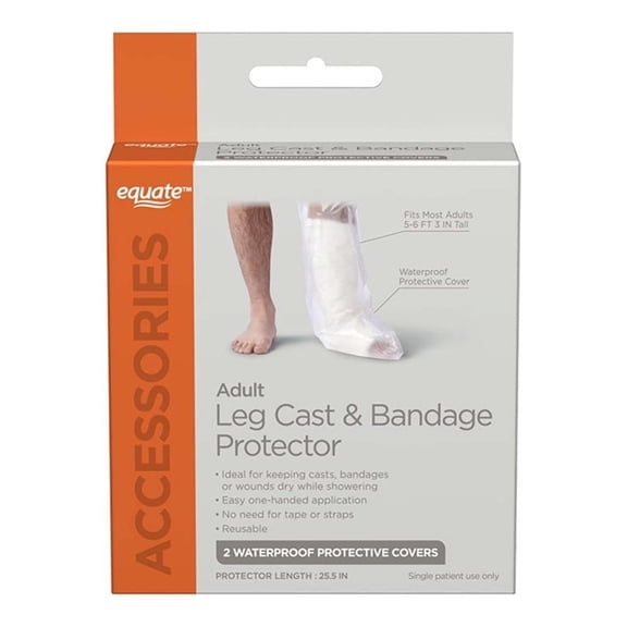 Equate Leg Cast Protector, Small Child or Small Adult - 1 Pair