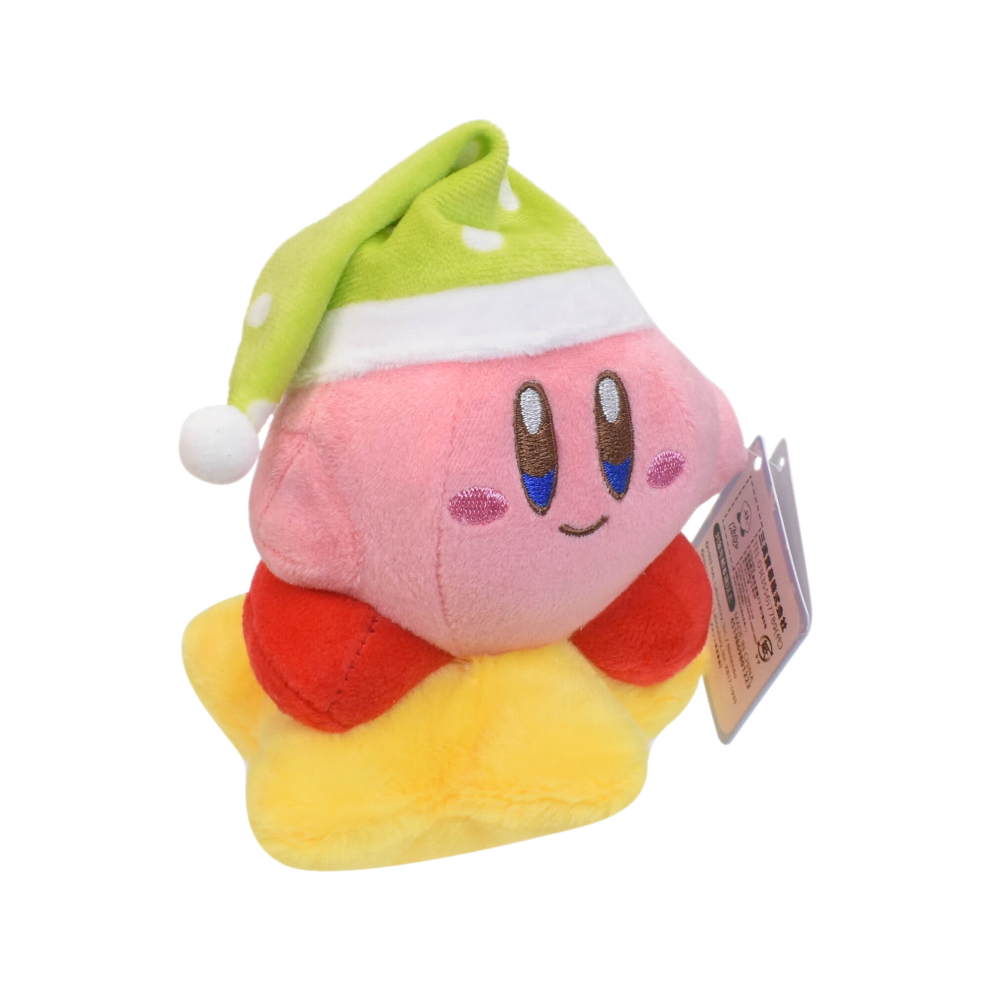 Funtop Kirby Plush Toy 4.7" Standing on Star Kirby Stuffed Animal, All