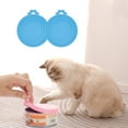thumbnail image 2 of Homirary Pet Food Can Lids That Fit 2 Sizes, Cat Food Lid Covers, Food-grade Silicone Material (2 Pack), 2 of 6