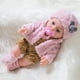 thumbnail image 4 of Muñeca Reborn de silicona, 30 cm, realista, con ropa, color rosa, 4 of 6