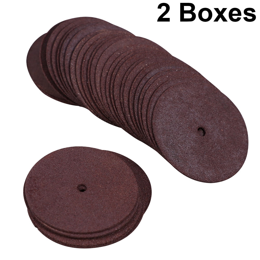 GOOHOCHY 2 Boxes Heavy Duty Grinding Wheels For Cutting Polishing Cut Off Discs Dark Red For Rotary Tool Applications
