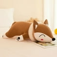 thumbnail image 6 of 35/50/60cm Cute Simulation Fox Soft Stuffed Plush Toy Sleeping Doll Home Pillow, 6 of 8