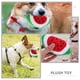 thumbnail image 4 of 4 piezas de juguete molar de sandía para perro, juguete molar de sandía relleno, juguete para masticar para perro con sonido chirriante, 4 of 4