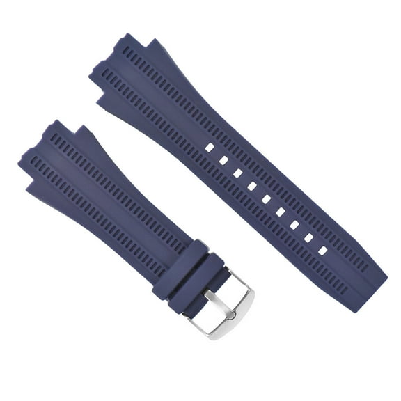 22MM SILICONE RUBBER WATCH STRAP BAND FOR MENS PORSCHE WATCH BLUE