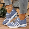 thumbnail image 5 of DIVVce Womens Sneakers Breathable Knit Slip On Comfortable Lightweight Air Cushion Casual Walking Shoes For Daily Use, 5 of 8