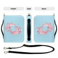thumbnail image 5 of FOR U DESIGNS Dolphins Bible Case Bag Portable Bible Cases for Girls Kids Size Large Easy to Clean Bag Bible Protective with Handle Leather Bible Cover Case for Women Bible Accessories, 5 of 7