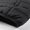 thumbnail image 4 of JTieacloth Men's Lightweight Jacket Men's Autumn&Winter Solid Color Sleeveless Zipper Hooded Vest Parkas Black, 4 of 4