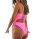 thumbnail image 5 of Eigraketly Colección de trajes de baño elegantes y cómodos, listos para la playa, de nailon, traje de baño de una pieza, ropa de playa de Traje de baño rosa SG, 5 of 6