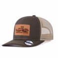 thumbnail image 6 of Vergiac Route 66 Leather Patch Trucker Hat, Men Adjustable Breathable Mesh Baseball Cap for Outdoor Travel Daily Casual Outfits, 6 of 6