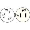 thumbnail image 2 of Hubbell Wiring Device-Kellems Power Strip, Surge, L5-30R, 5-15P, White HBL31CM28, 2 of 2