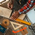 thumbnail image 3 of LOLIPPYY Lightweight Orange Woodworking Push Block with Wear-Resistant PP for Carpentry and Utility Use, 3 of 8