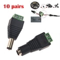 thumbnail image 1 of TIMIFIS Wireless Keyboard 10Pair Male Female 12V Power Source Plug Connector for Led Strip Ligh Kitchen Appliances, 1 of 1