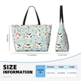 thumbnail image 4 of Sigee Cute Cows Print Extra Large Waterproof Beach Travel Bag with Zipper - Durable and Versatile for Vacation, Gym, and Daily Use, 4 of 7