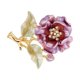thumbnail image 1 of Qarigey Broche de flor para mujer, alfiler de aleación, broches de abrigo, decoraciones, joyería femenina para citas, adornos de regalo de Ropa, zapatos y accesorios Miscelánea Violeta, 1 of 6