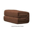 thumbnail image 3 of JMYHOAM Flannel Fleece Microfiber Throw Blanket Lightweight Cozy Couch Bed Blanket Super Soft and Warm Solid Color Throw Blanket for Couch, Brown, 3 of 8