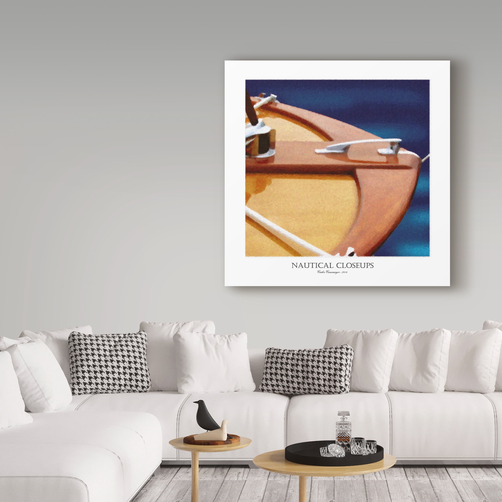 Trademark Fine Art 'Nautical Closeups 3' Canvas Art by Carlos Casamayor