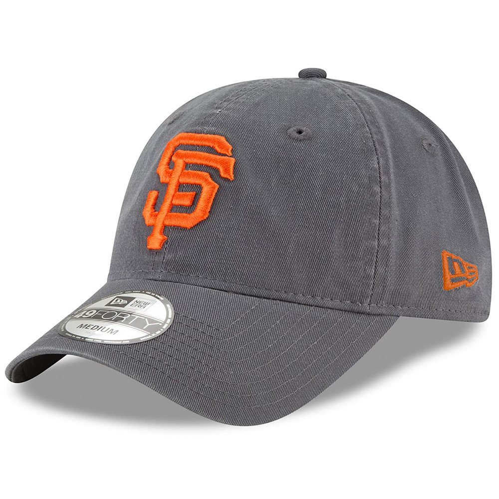 San Francisco Giants New Era Core 49FORTY Fitted Hat Graphite
