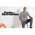 thumbnail image 3 of Parks & Recreation Adult Unisex Pawnee Seal Crew T-Shirt XL Heather Graphite, 3 of 4