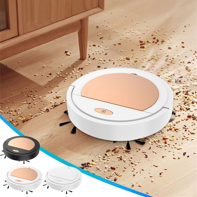 Jiaeri Automatic Sweeping Robot,USB Charging Vacuum Cleaner Mopping Machine with Strong Suction,Intelligent Household Cleaner for Hard Floors,Low Profile Robotic Vacuum for Pet Hair,Dust,and Debris