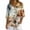 A-Multicolor, variant on MaFYtyTPR Women 3/4 Sleeve Shirt Fashion V-Neck Printed Button Lightweight Casual Tunic Top for Office Daily Wear A-Pink L