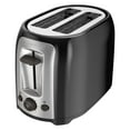 BLACK+DECKER 2Slice Extra Wide Slot Toaster, Black, Silver, TR1278B