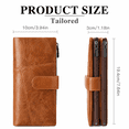 thumbnail image 3 of FALAN MULE Womens Wallet RFID Blocking Soft Leather Trifold Card Holder, 3 of 3