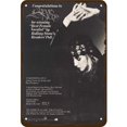 thumbnail image 1 of Placa Metal Vintage STEVIE NICKS Singer Pintura Hierro Rectangular 20x30cm, 1 of 9