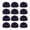 Deep Blue, variant on ToppiJoy 12pcs Portable Cozy Inflatable Bean Bag Chair, Flocking Sofa for Indoor Outdoor (Deep Blue)