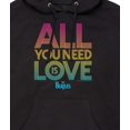 thumbnail image 3 of The Beatles - All You Need Is Love - Men's Pullover Fleece Hoodie, 3 of 6
