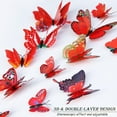 thumbnail image 2 of Butterfly Wall Decor 24/48 PCS, 3D Butterflies Stickers for Party Decorations with Magnets, 2 of 6