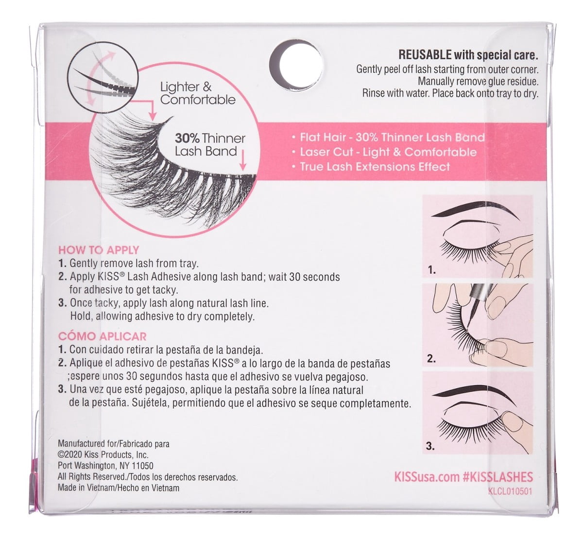 Kiss Lash Couture Luxtensions Russian Volume (Pack of 3)
