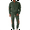 Army Green, variant on Men Half Zip Pullover Sweatshirt and Jogger Pants Set with Patchwork Design Casual Long Sleeve Tracksuit Outfit