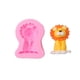 thumbnail image 2 of Molde de silicona Ounissouiy con diseño de animales para fiesta y postres Rosa tipo 4, 2 of 6