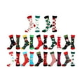 thumbnail image 4 of Calcetines de Navidad,Calendario de Adviento de Navidad Calendario de Adviento de 24 días,Calcetines navideños divertidos para mujer,Calcetines cálidos para la tripulación Calcetines, 4 of 9