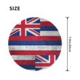 thumbnail image 2 of Vintage Hawaiian Flag Round MousePad with Stitched Edge Non-Slip Rubber Base Mouse Mat for Office & Home (7.9 x 7.9), 2 of 6