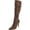 Dark Nude Snake Print Smooth, variant on Charles by Charles David Women's Panic Faux Leather Stiletto Knee-High Boot
