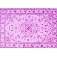thumbnail image 1 of Ahgly Company Indoor Rectangle Persian Purple Traditional Area Rugs, 6' x 9', 1 of 4