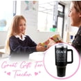 thumbnail image 2 of Chaos Coordinator Tumbler Teachers Tumbler Teacher Appreciation Gifts Funny Teacher Gifts Thank You Gifts For Teachers Chaos Coordinator Gifts For Men 40OZ Tumbler With Stra, 2 of 6