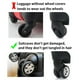 thumbnail image 3 of 8Pcs Suitcase Wheel Protection Cover Set Low Noise Trolleys Case Wheels Protector for Suitcase Wheels Yellow, 3 of 5