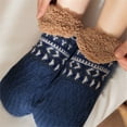 thumbnail image 6 of EnJoCho Men'S And Women'S Christmas Slippers Socks With Soft Comfortable Wool Lined Socks Warm And Fluffy Non Slip Socks In Winter Women'S Cozy Thermal Lined Socks, 6 of 6
