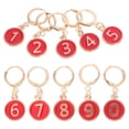 thumbnail image 2 of KAKOWELY circle stitch markers 1 Set Of Alloy Knitting Row Counter Numbered Stitch Markers Small Round Crochet Counter Small Alloy Knitting Markers Round Knitting Markers, 2 of 5