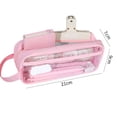 thumbnail image 2 of Pencil Case Pen Bag Clear Case Marker Pouch Multifonction Organizer Box Transparent case, 2 of 5