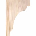thumbnail image 3 of 3 1/2"W x 8"D x 12"H Pescadero Smooth Corbel, Douglas Fir, 3 of 9