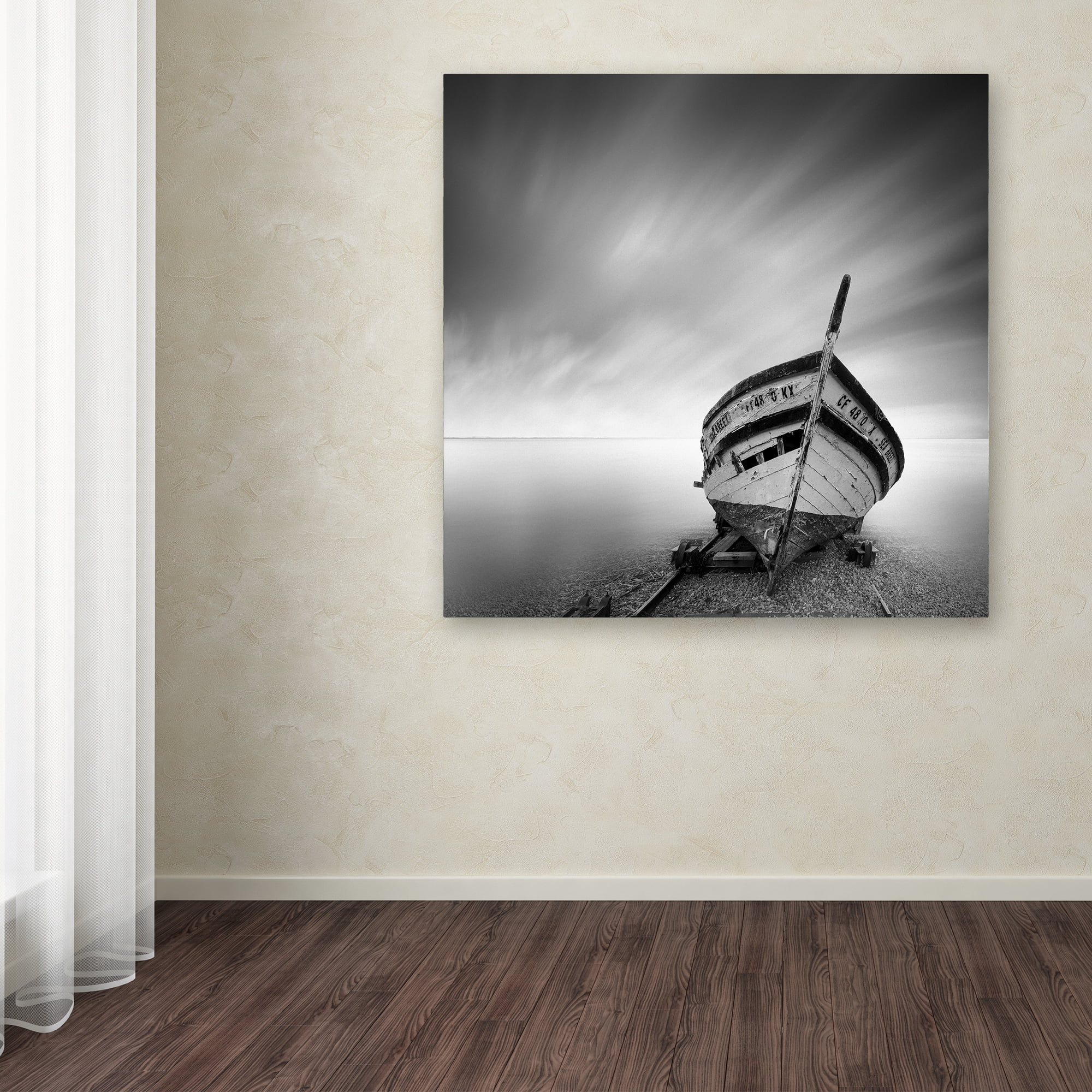 Trademark Fine Art "Boat I" Canvas Art by Moises Levy