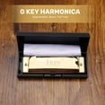 thumbnail image 5 of 10 Agujeros 20 Tonos G Clave Armónica Blues Instrumento Musical Arpa Diatónica con Caja de Almacenamiento, 5 of 5