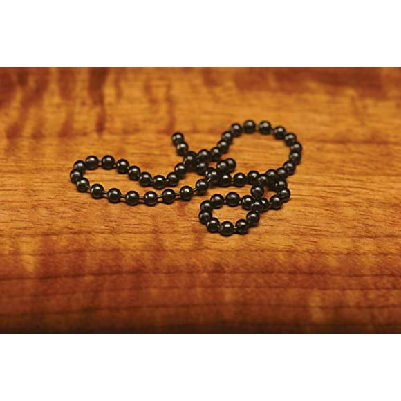 Hareline Dubbin Black Bead Chain Eyes