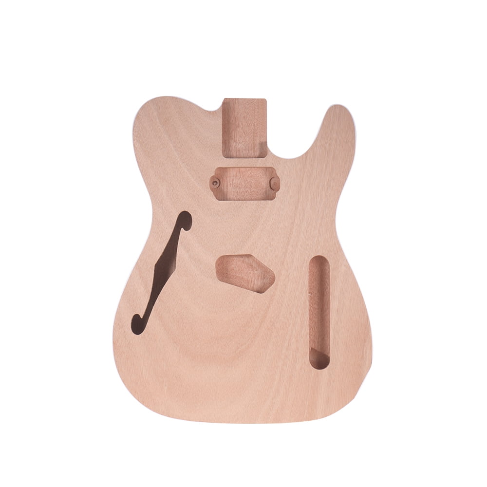Muslady TLF Unfinished Electric Guitar Body Blank Guitar Body Barrel