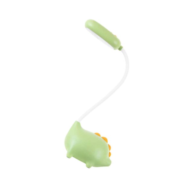 pitrice Kids LED Touch Sensor Desk Color Stepless Touch battery Lamp 3Modes Dimmable Table bedroom desk Light Eye Reading Lamp Green