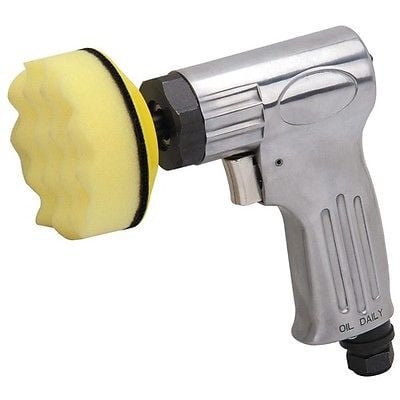 air buffer polisher pneumatic buffing tool power operated powered inch kit restoration coat clear central junkyardfind