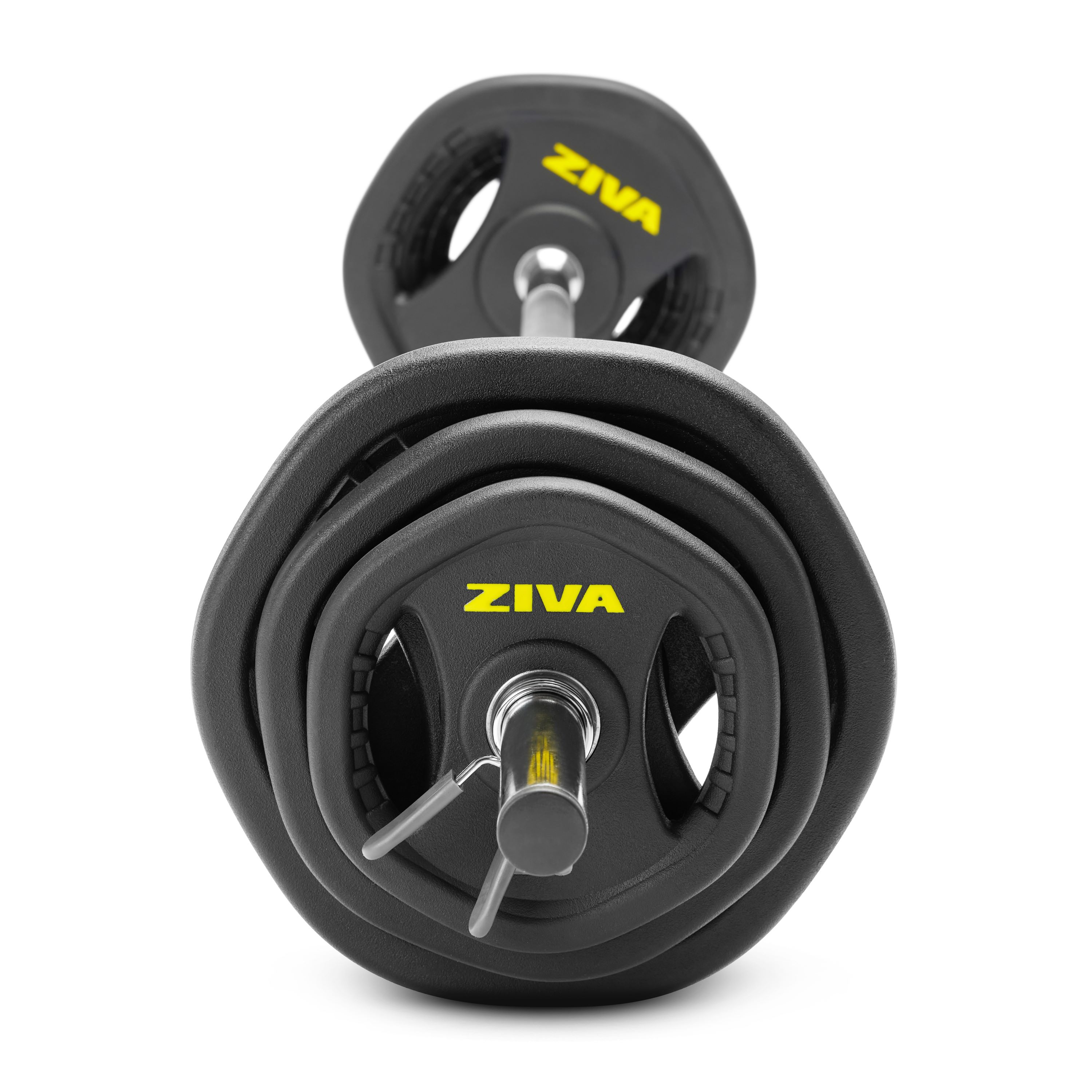 ZIVA RPU Studio Barbell Adjustable Weight Set 6 High Grade RPU Coated